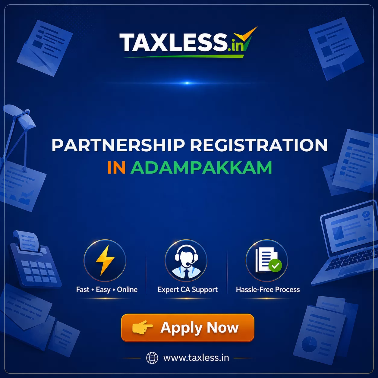 Partnership Registration in Adampakkam