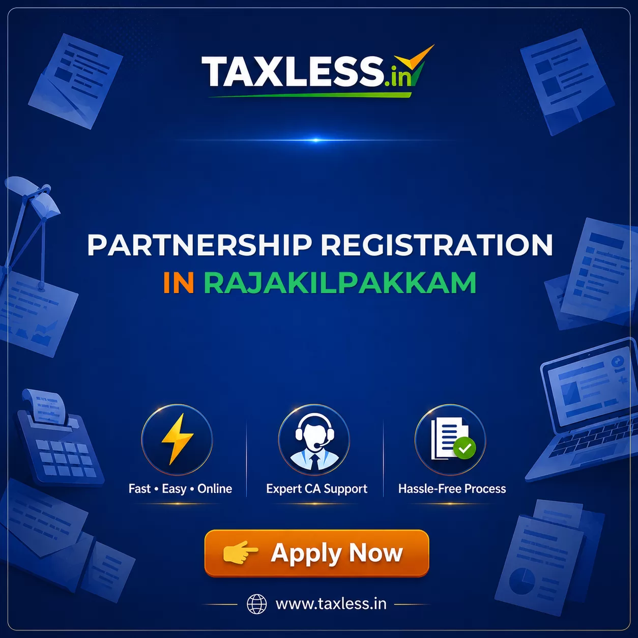 Partnership Registration in Rajakilpakkam