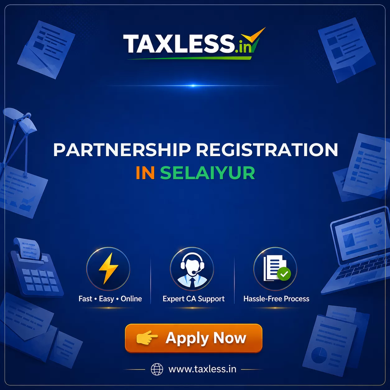 Partnership Registration in Selaiyur