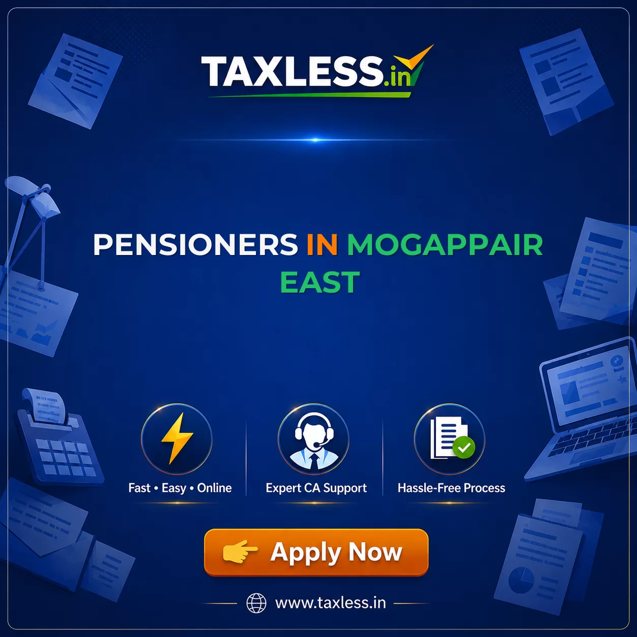 Pensioners in Mogappair East