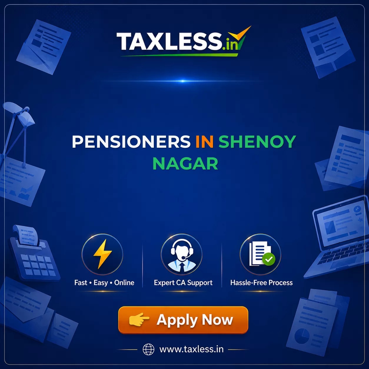 Pensioners in Shenoy Nagar