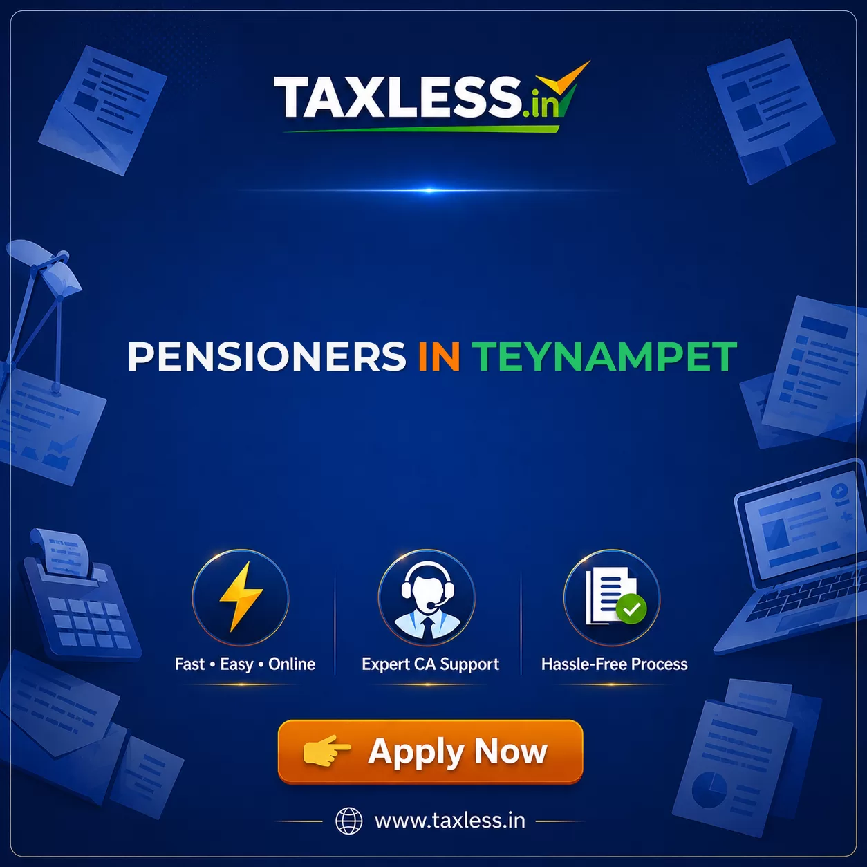 Pensioners in Teynampet