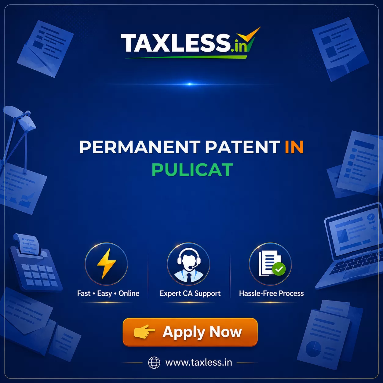 Permanent Patent in Pulicat