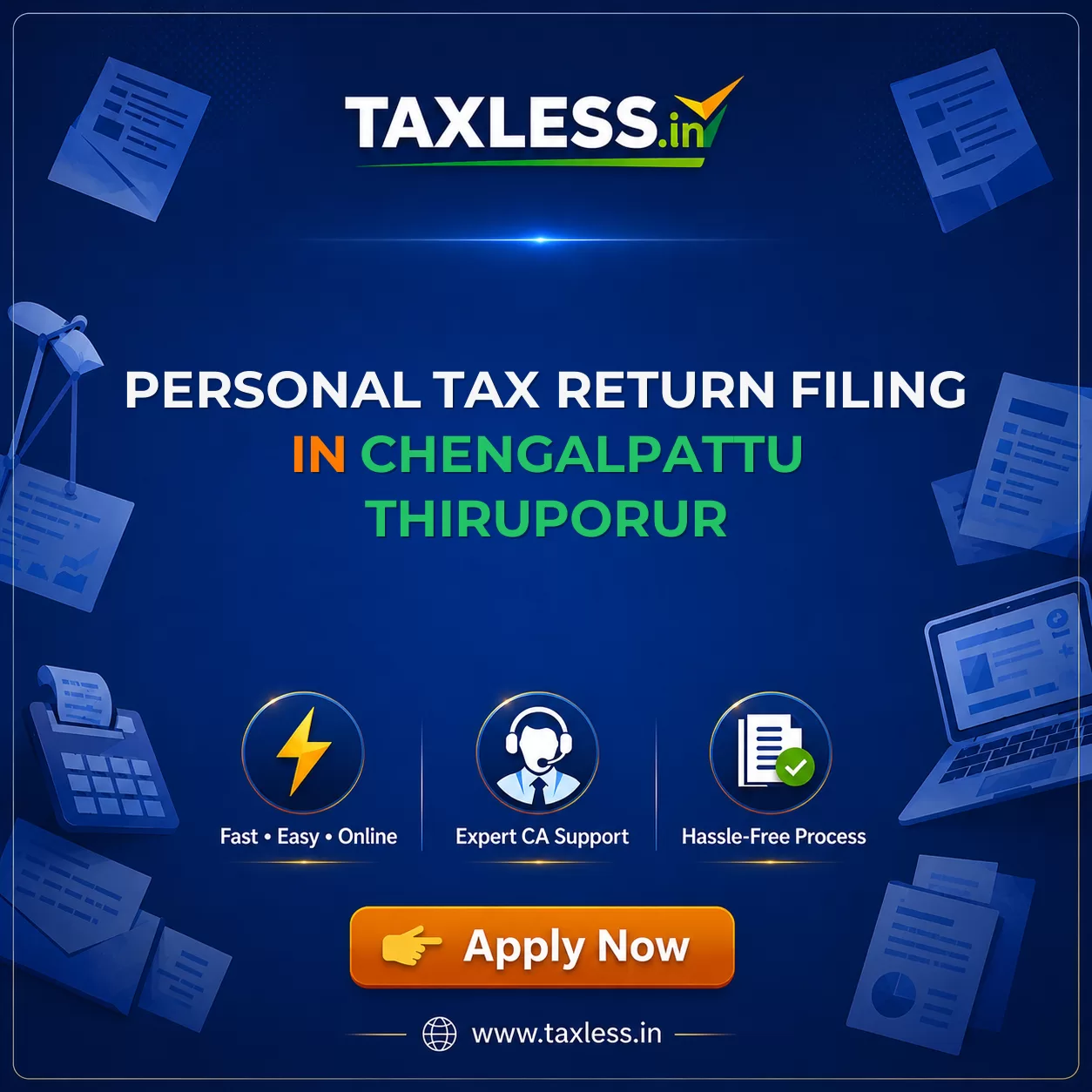 Personal Tax Return Filing in Chengalpattu Thiruporur
