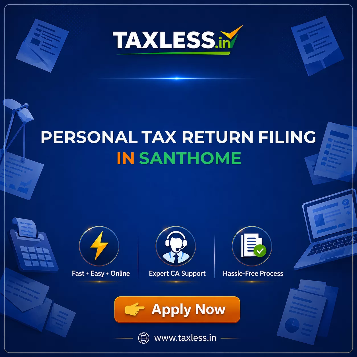 Personal Tax Return Filing in Santhome