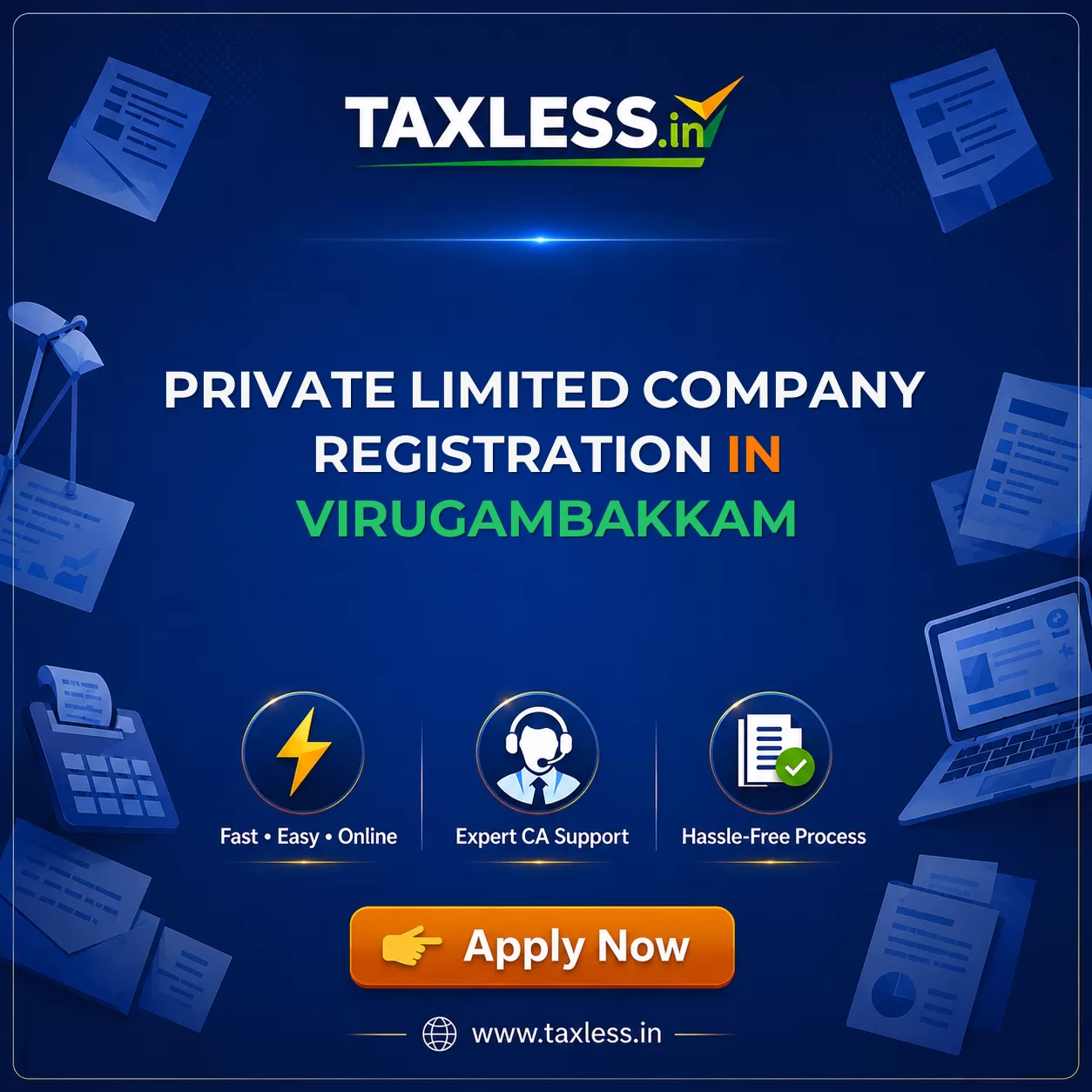 Private Limited Company Registration in Virugambakkam