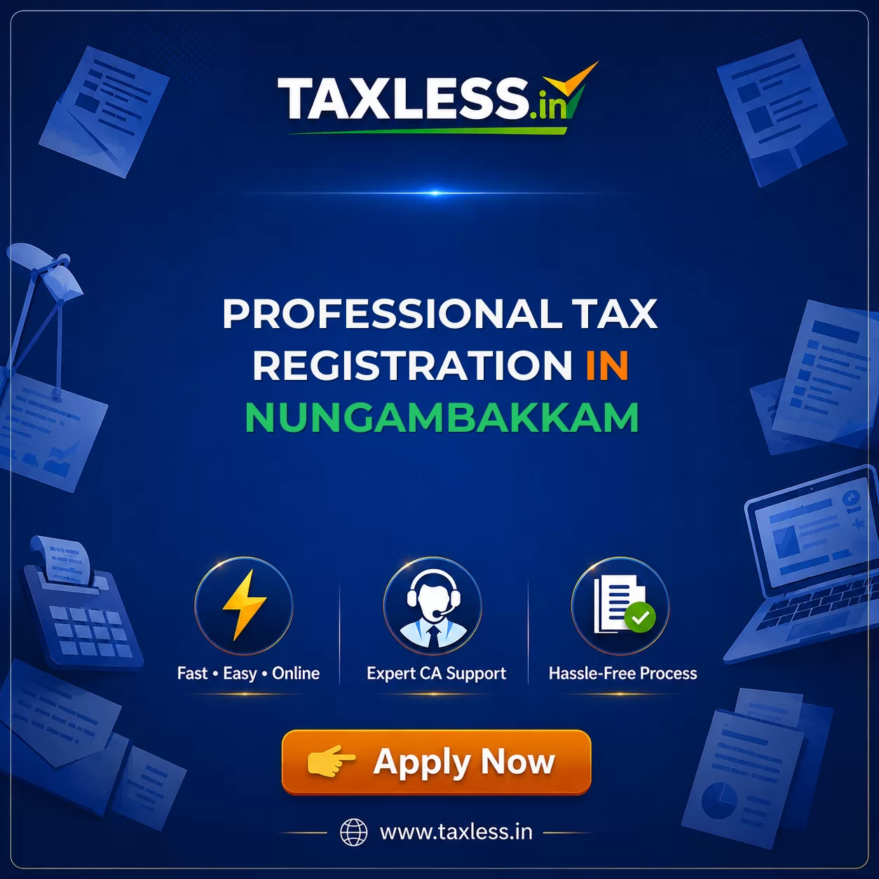 Professional Tax Registration in Nungambakkam