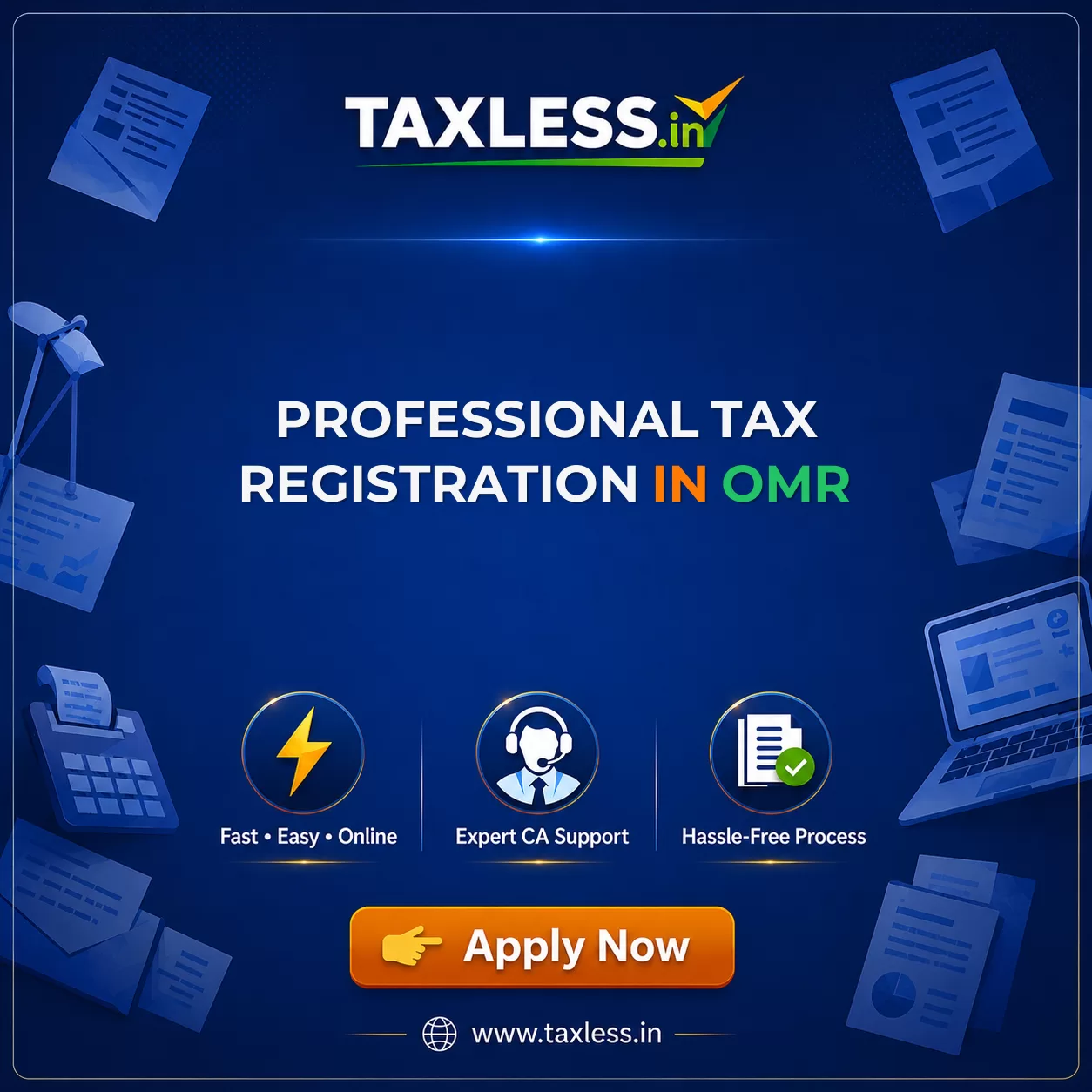 Professional Tax Registration in Omr