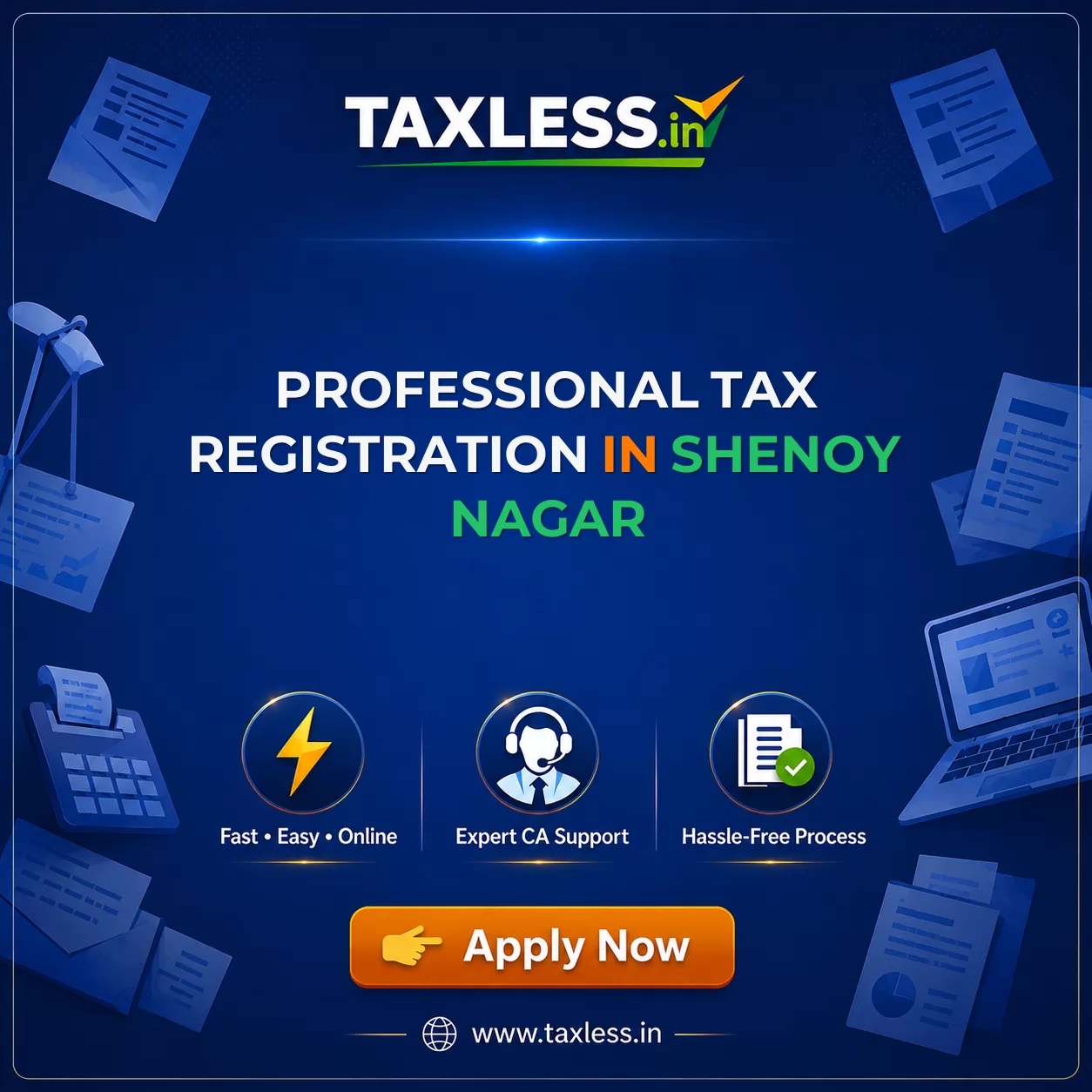 Professional Tax Registration in Shenoy Nagar