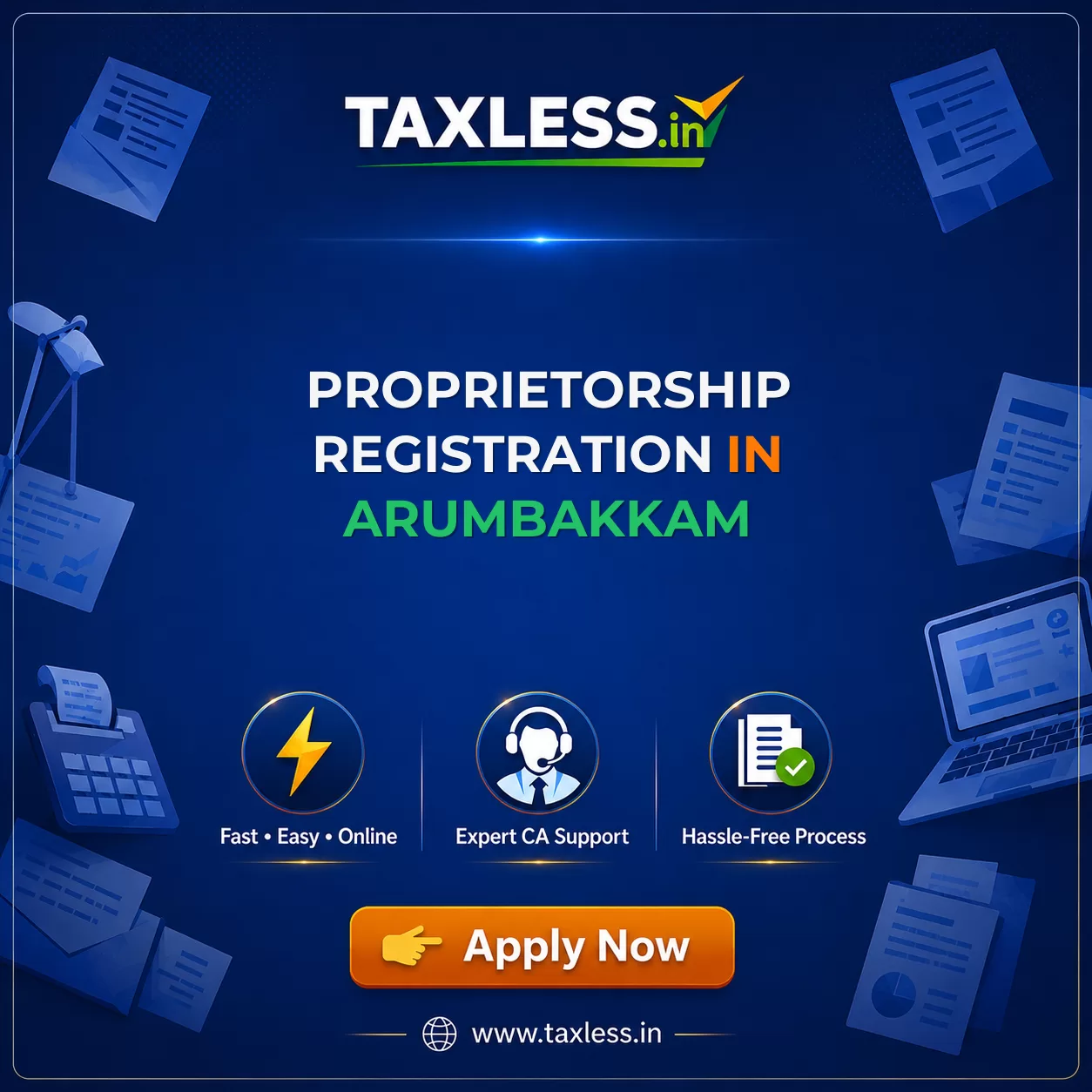 Proprietorship Registration in Arumbakkam