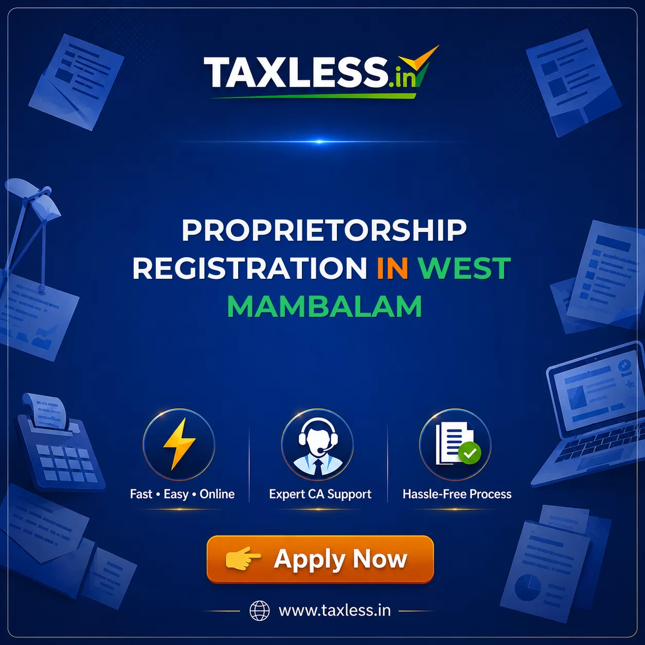 Proprietorship Registration in West Mambalam