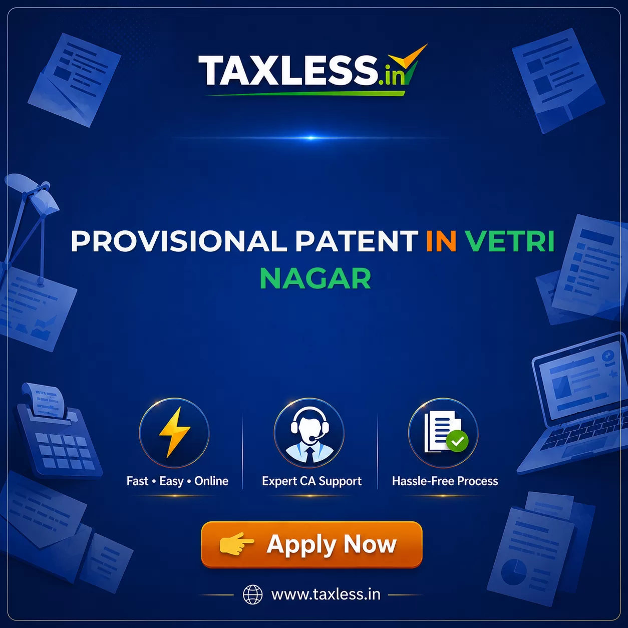 Provisional Patent in Vetri Nagar