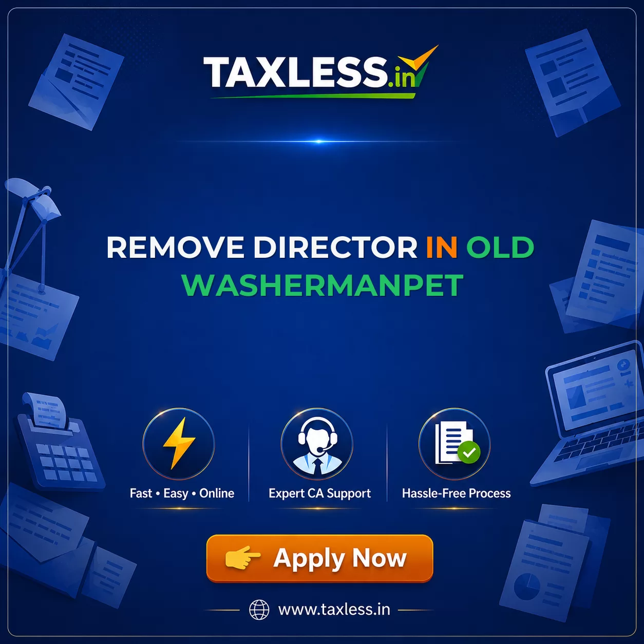 Remove Director in Old Washermanpet