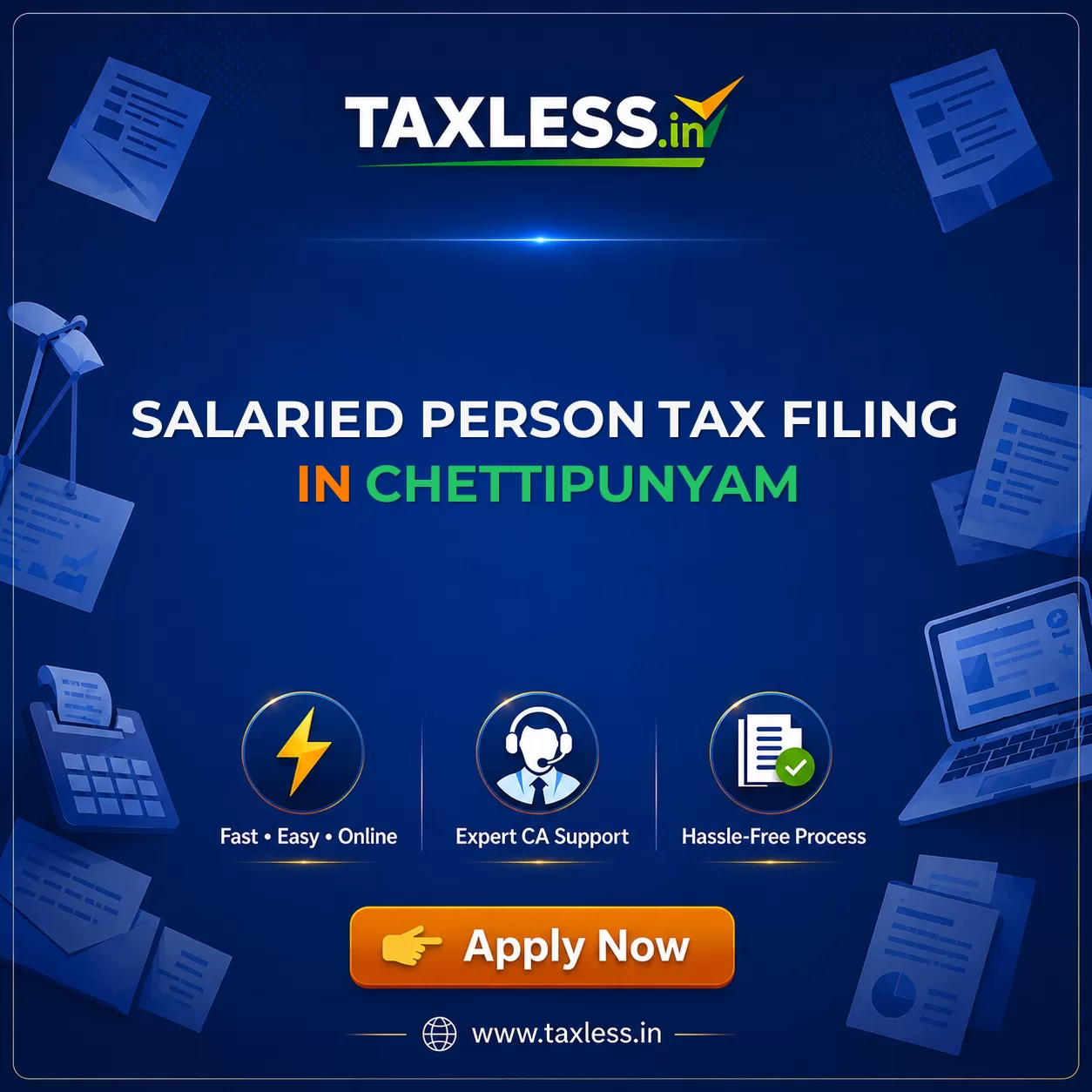 Salaried Person Tax Filing in Chettipunyam