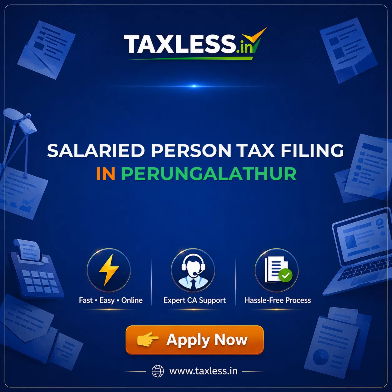 Salaried Person Tax Filing in Perungalathur