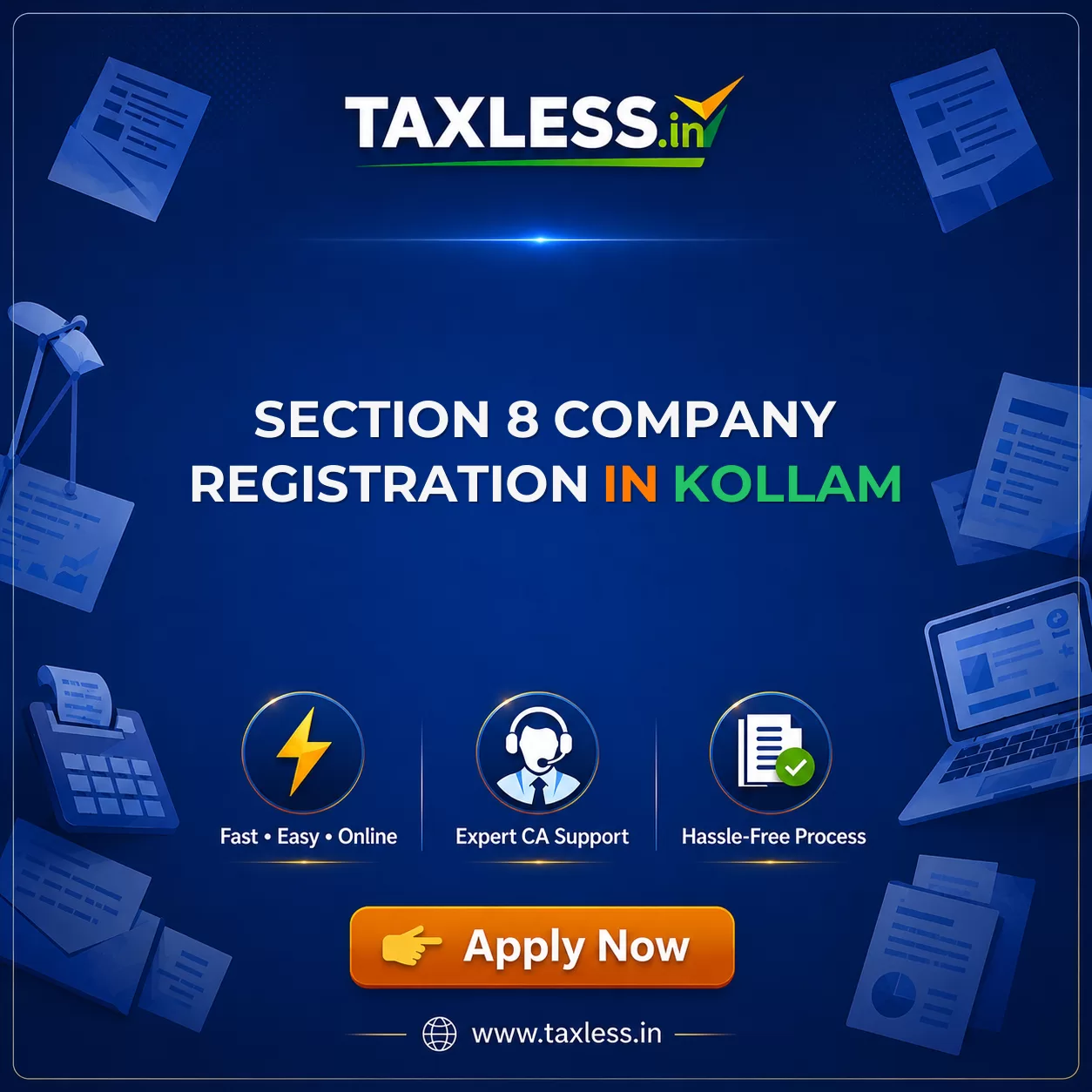 Section 8 Company Registration in Kollam