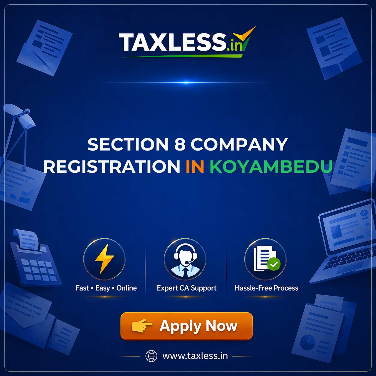 Section 8 Company Registration in Koyambedu