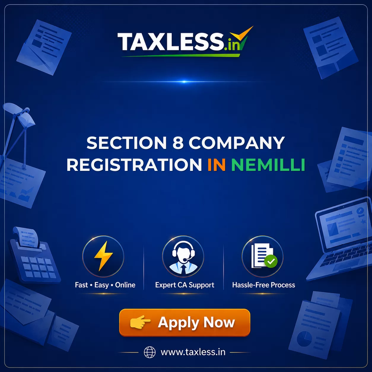Section 8 Company Registration in Nemilli