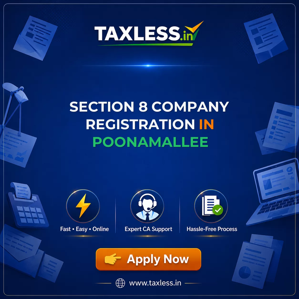 Section 8 Company Registration in Poonamallee