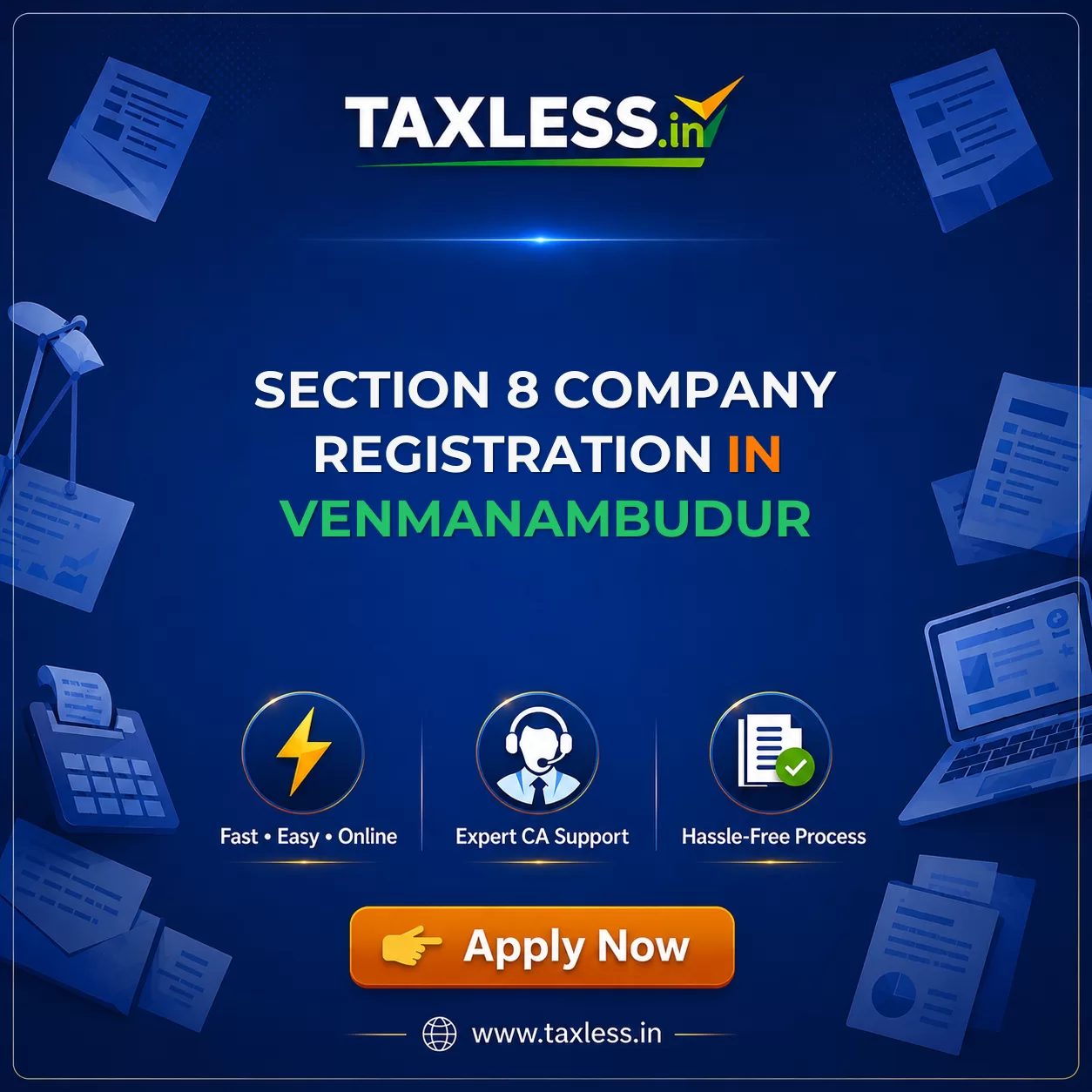 Section 8 Company Registration in Venmanambudur