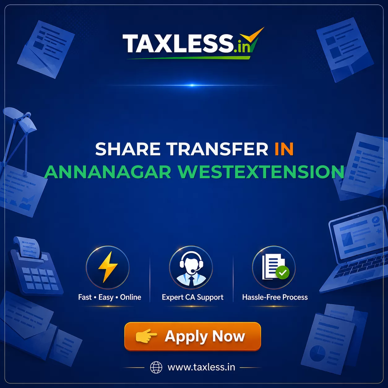 Share Transfer in Annanagar Westextension