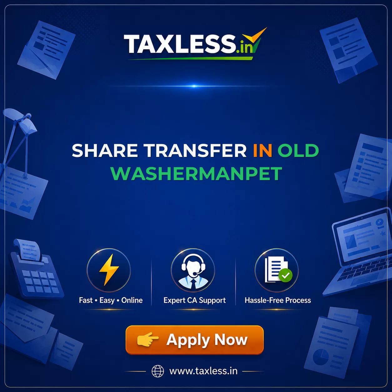 Share Transfer in Old Washermanpet