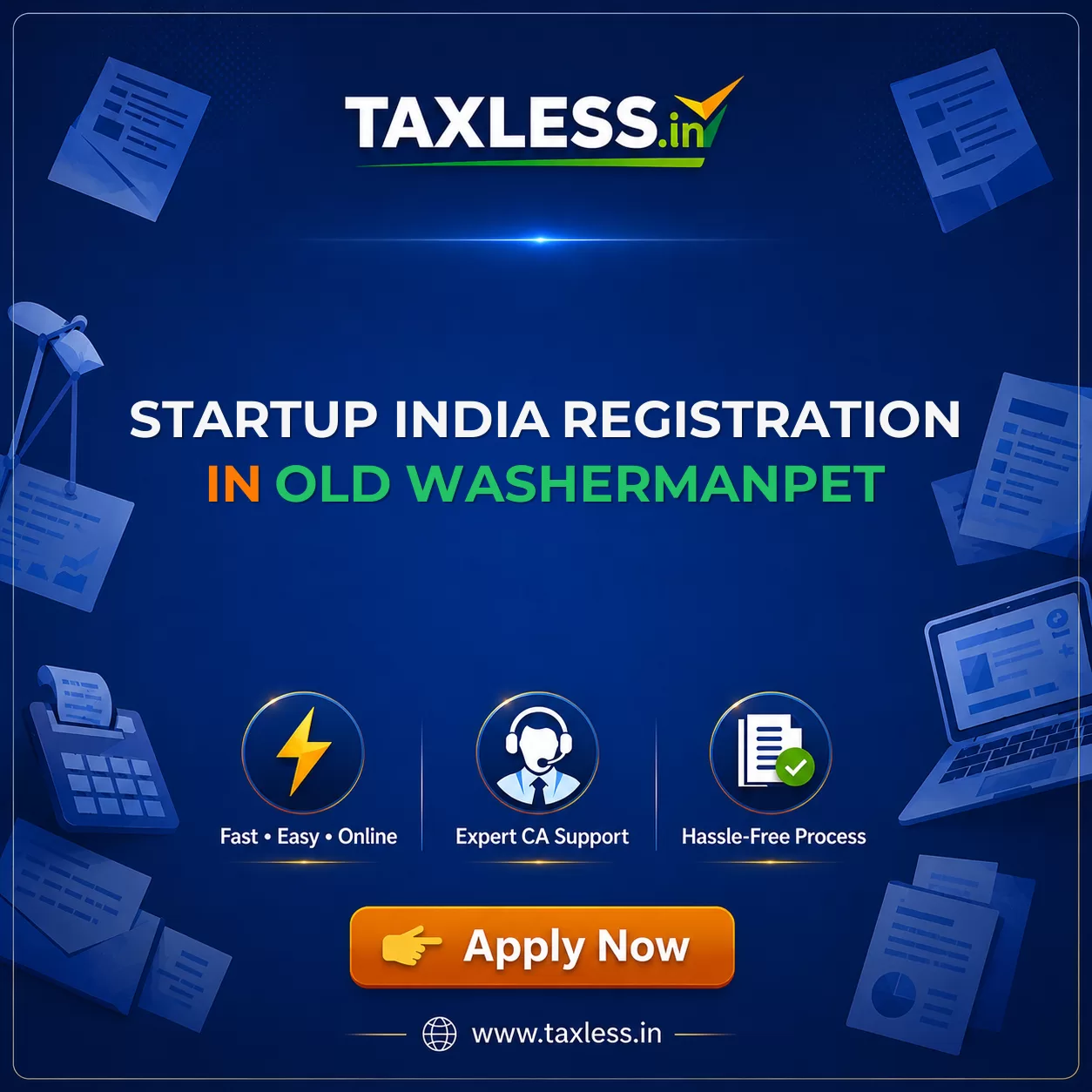 Startup India Registration in Old Washermanpet