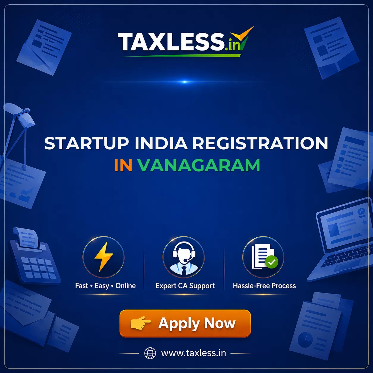 Startup India Registration in Vanagaram