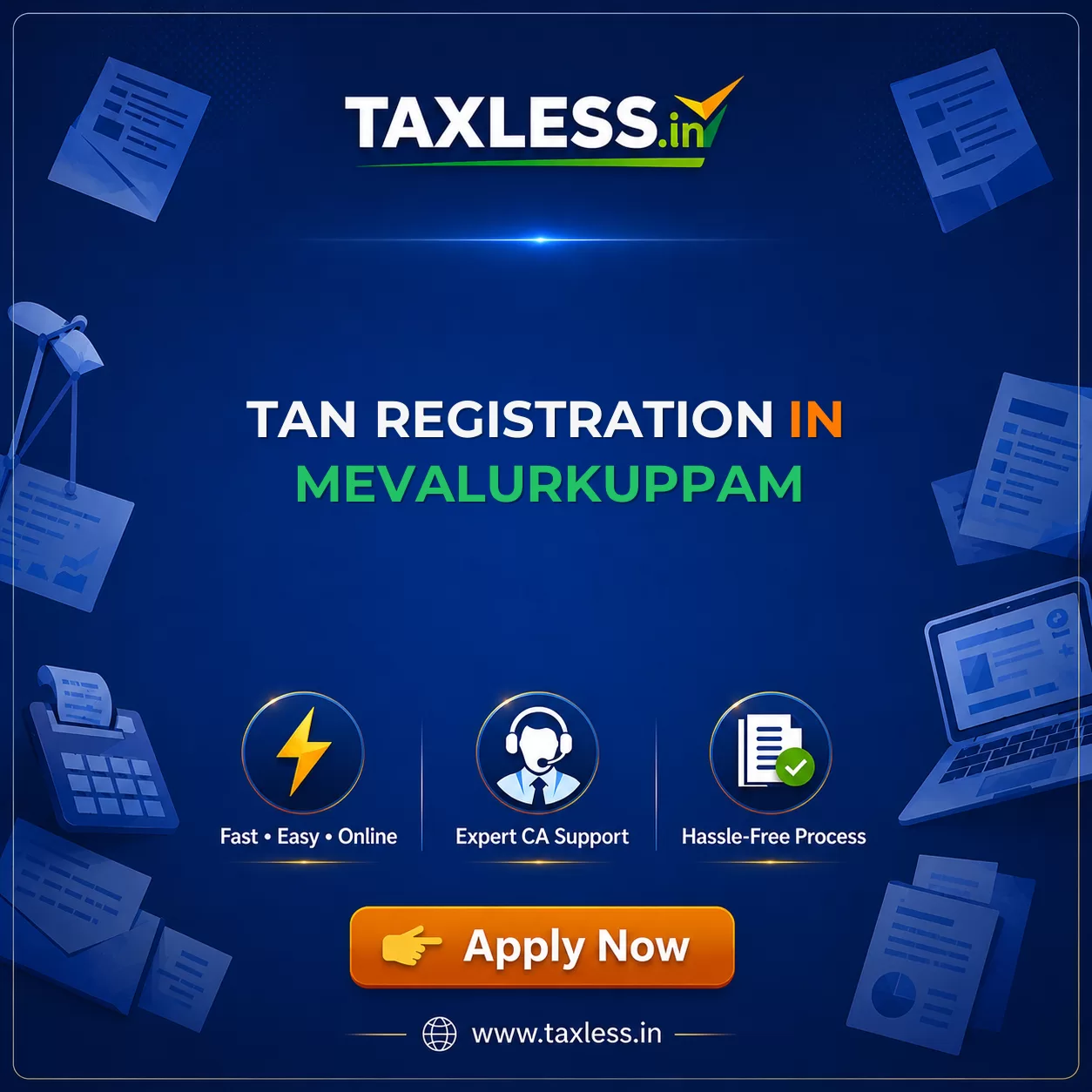 TAN Registration in Mevalurkuppam