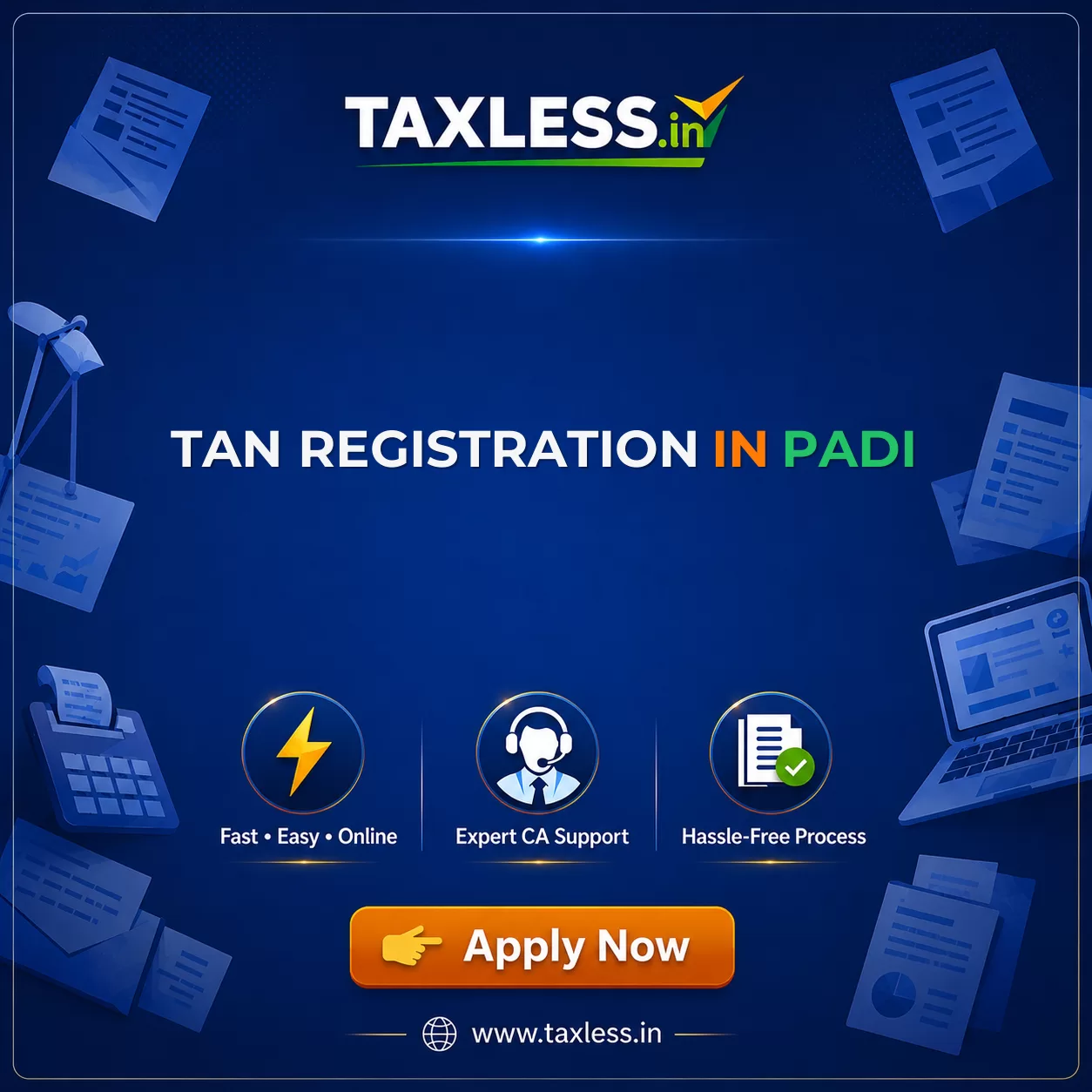 TAN Registration in Padi