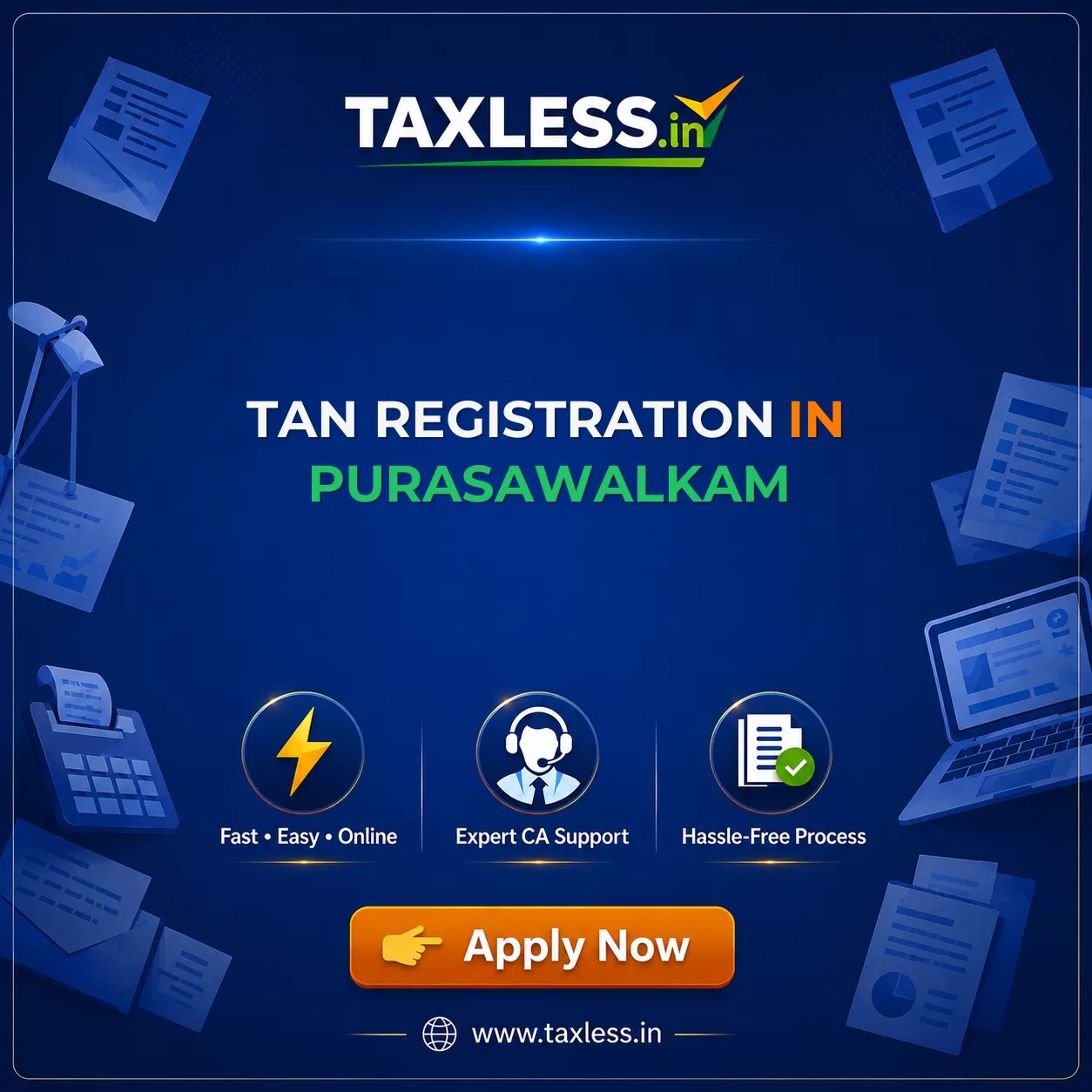 TAN Registration in Purasawalkam