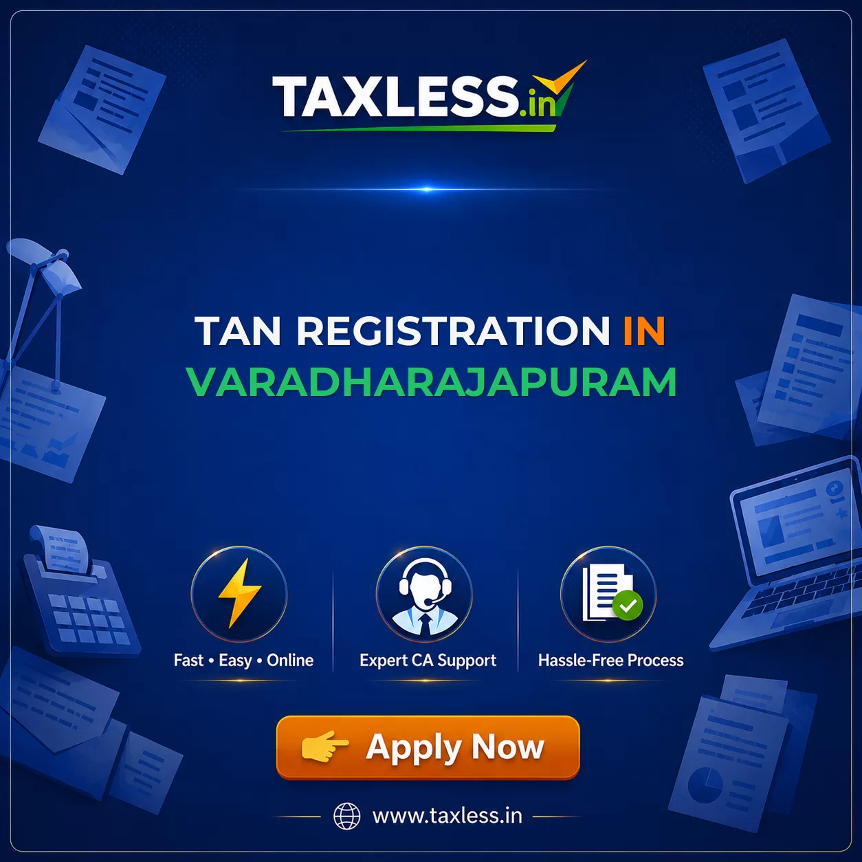 TAN Registration in Varadharajapuram