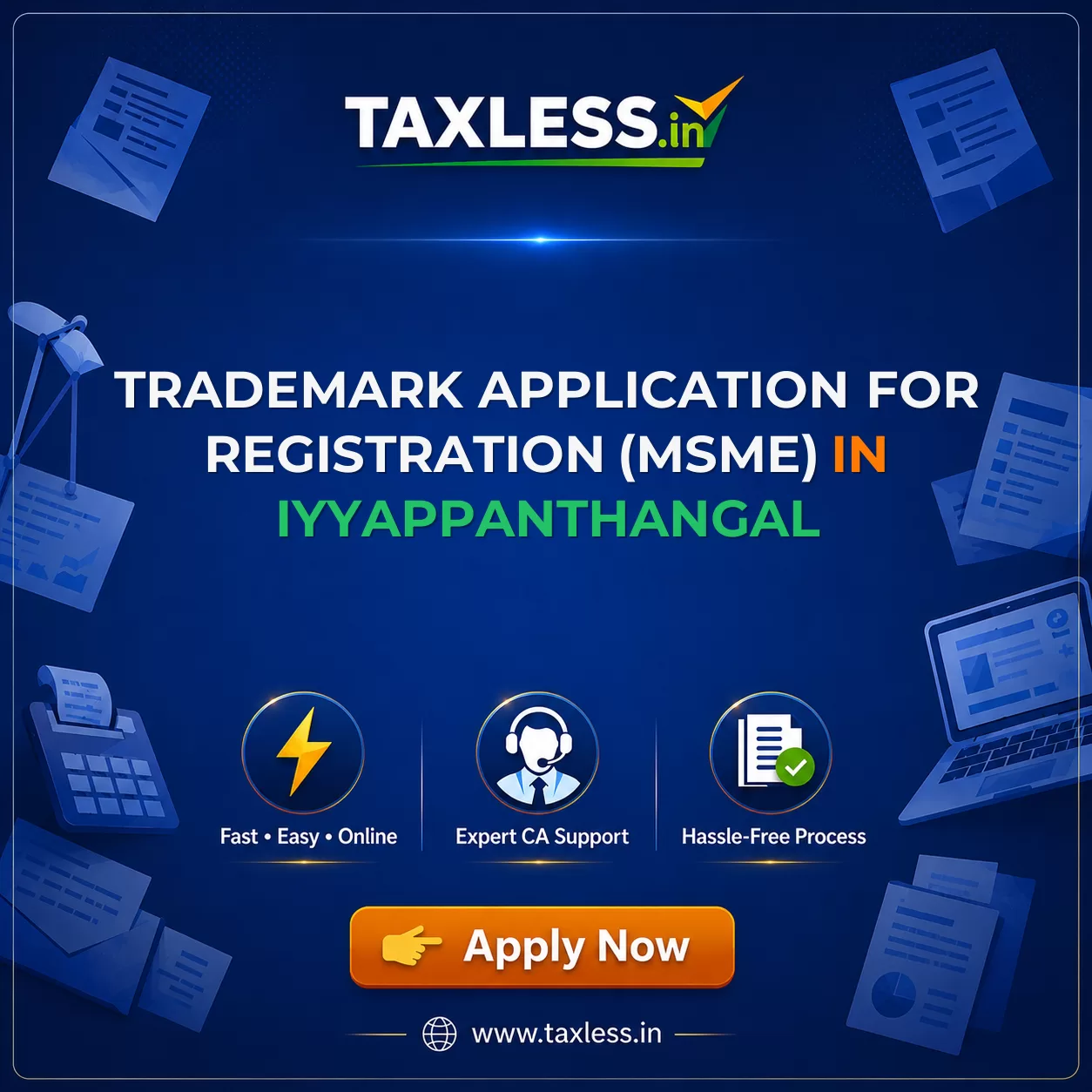 Trademark Application For Registration (MSME) in Iyyappanthangal