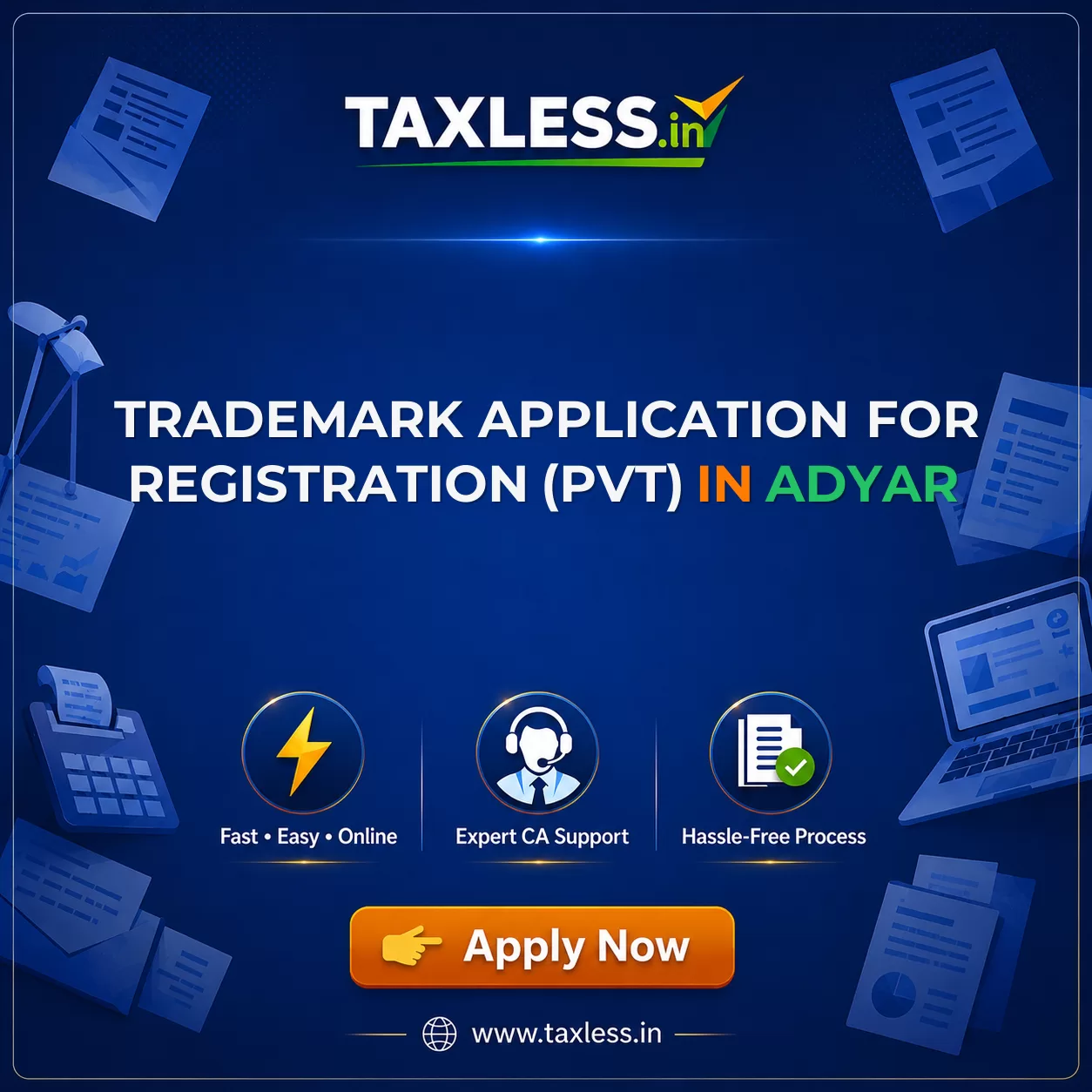 Trademark Application For Registration (Pvt) in Adyar