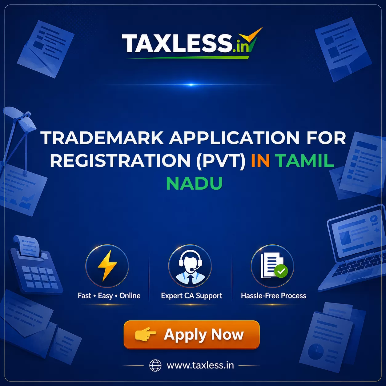 Trademark Application For Registration (Pvt) in Tamil Nadu