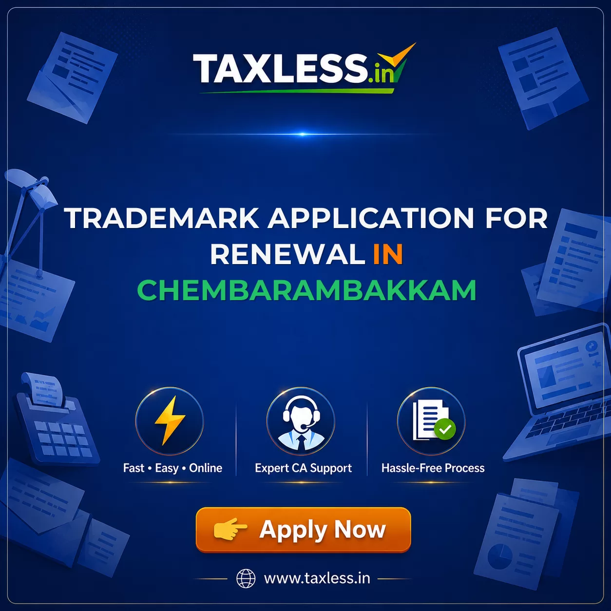 Trademark Application For Renewal in Chembarambakkam