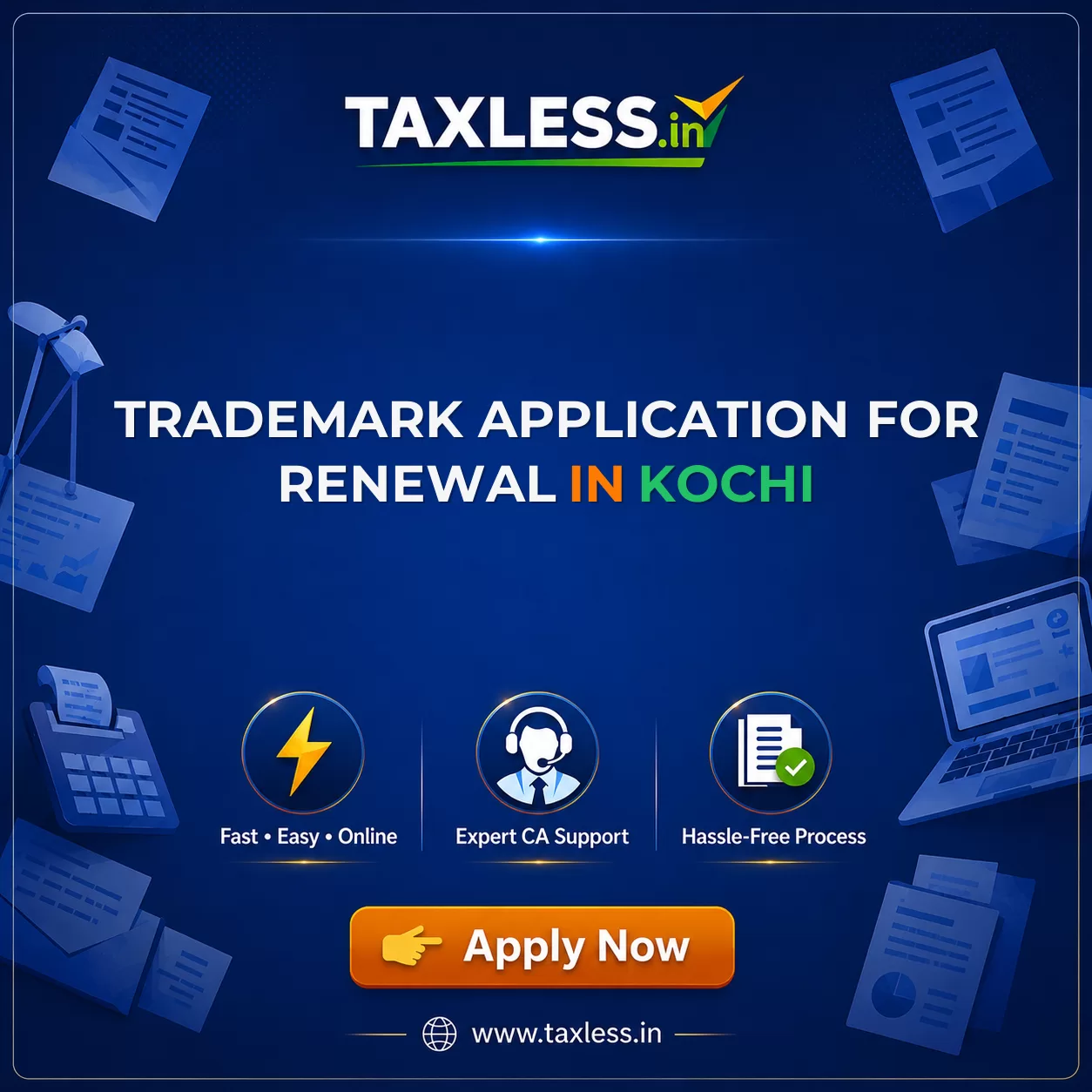 Trademark Application For Renewal in Kochi