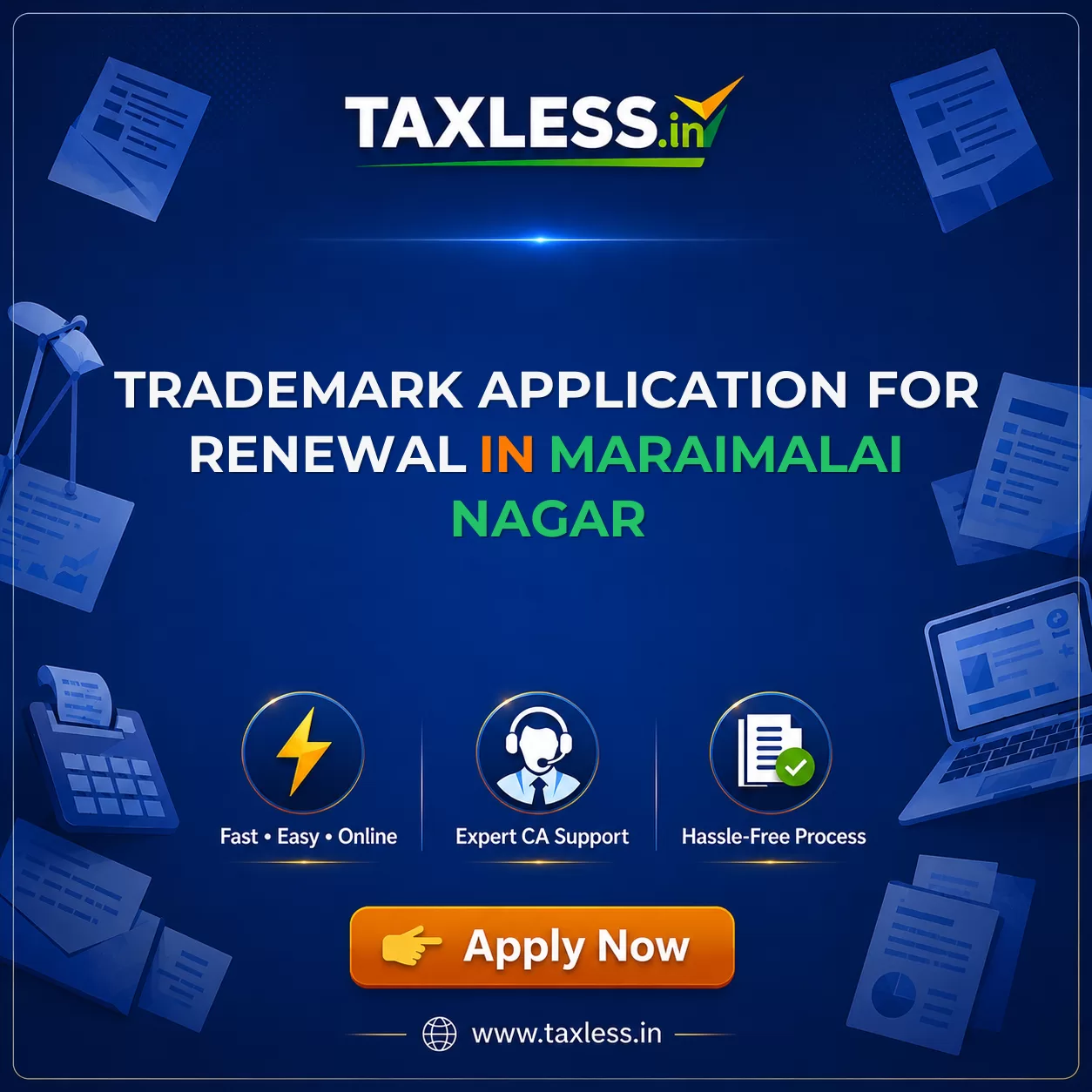 Trademark Application For Renewal in Maraimalai Nagar