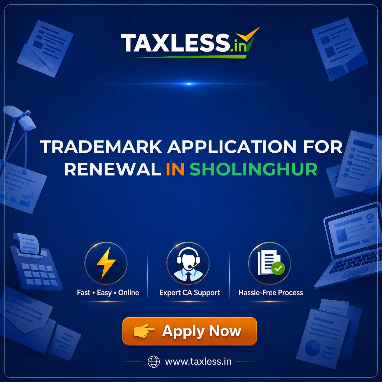 Trademark Application For Renewal in Sholinghur
